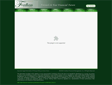 Tablet Screenshot of fordhamfinancial.com